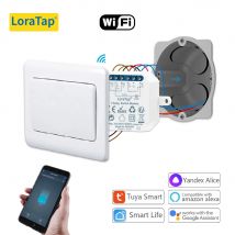 Tuya Smart Leben Wifi Schalter Relais Breaker Modul Automatisierung Beleuchtung Google Home Alexa Echo Fernbedienung App Timer 10A LoraTap