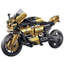 TOYLINX Technic 703PCS Motorcycle Building Block Set Collectible Motorcycle Display Model Large Motorcycle Building Gift Idea