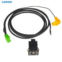 LEEWA Auto Radio USB AUX-In Kabel Stecker AUX Buchse Adapter Für Audi MMI3G 3G + A6L/a4L/Q5/Q7/A5/S5/TT AUX Kabelbaum # CA6815