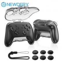 NEWDERY Hard Carrying Case for Nintendo Switch 2 Pro Controller Protective Travel Organizer with Frosted Anti-Scratch Finish