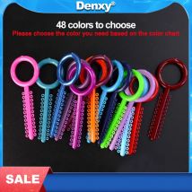 1040 szt. Dental ortodontyczne elastyczne krawaty Ligatie elastomerowe krawaty podwiązkowe opaski gumowe O-ring zęby aparaty materiały stomatologiczne