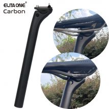 ELITAONE MTB Carbon Seat Post 20mm Offset 25.4-31.6mm Clamp 350-450mm Length Mountain/Road Bike Seatpost Lightweight Design