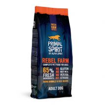 Karma sucha dla psa Primal Spirit Rebel Farm 65% 12kg