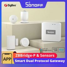 SONOFF ZBBridge-P Zigbee Bridge Interruttore wireless Temperatura Umidità Sensore di movimento per porte/finestre Funziona con WiFi tramite APP eWeLink