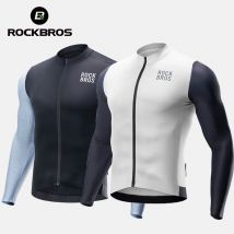 Maglia da ciclismo ROCKBROS color block uomo estate MTB strada traspirante comfort ciclismo Maillot camicia da bicicletta da corsa con taglio 3D