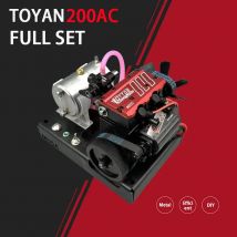 TOYAN FS L200AC Inline Twin Cylinder Nitro Engine Model Four Stroke Air Cooled Engine DIY Model Kit Toy