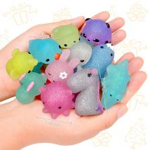 NOWE Mochi Squishies Kawaii Anima Squishy Zabawki Dla Dzieci Antystresowa Piłka Wycisnąć Party