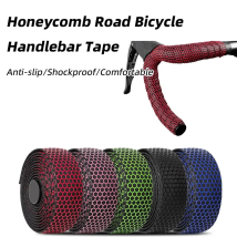 Stoßfest Honeycomb Road Fahrrad Lenkerband Anti-rutsch MTB Lenker Gürtel Komfortable E-Bike Griffe Abdeckung Fahrrad Zubehör