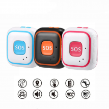 3 collor Mini GPS Tracker V28 per bambini anziani Locator ciondolo chiamate a due vie allarme caduta APP gratuita WIFI GPS LBS Tracking SOS Calling