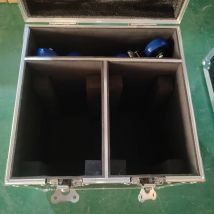Custodie Gator per casella da volo DJ per (2) fascio LED 7x40W + luce a testa mobile per lavaggio 54x43x47x36cm Custodia DMX Luce da palco