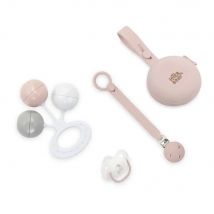 Set de Regalo para Bebé de 4 Piezas, Modelo SET58, + 0 Meses, Color Rosa, Interbaby
