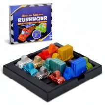 Puzzle gioco dell'ora di gara del traffico, auto dell'ora di corsa Huarong Road gioco da tavolo per ragionamento logico, giocattoli puzzle per bambini, bambini