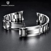 PAGANI DESIGN Original For PD1661,PD1662.PD1651 Watch 316L Stainless Steel Band Strap Jubilee bracelet width 20MM, length 220MM