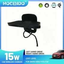 Innen Modifikation Zubehör Auto Dashboard Halter Schnelle Drahtlose Ladegerät Für BMW Mini One Cooper S Hatch F55 F56 2017-2019