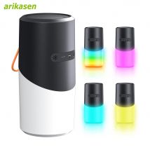 Wireless Bluetooth Outdoor-Lautsprecher Camping mit 7 Farben LED-Leuchten TF-Kartens teck platz Tws Pairing Bluetooth 5,3 wasserdichtes Mikrofon