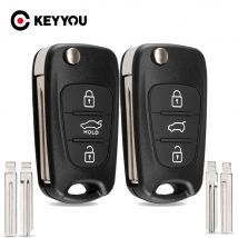 KEYYOU nowy zdalny klucz Shell samochodu Hyundai I20 I30 IX35 I35 Accent Kia Picanto Sportage K5 3