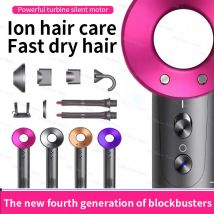 Asciugacapelli professionale Ad alta velocità 1600W Potente casa A basso rumore Asciugacapelli lonico negativo rapido Asciugacapelli elettrici per hotel