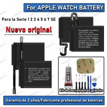 Batteria originale per Apple Watch Series SE 1 2 3 4 5 6 7 8 Bateria per IWatch S1 S2 S3 LTE S4 S5 S6 S7 S8 38/40/41/42/44/45/49mm
