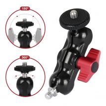 Magic Arm Kugelkopf Clip 1/4 Zoll -20 Gewinde Kugelhalterung Klemme Drehbare Super Klemme für GPS Telefon Monitor Video Licht Gopro