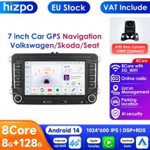 GPS Android 14 Radio automática para Volkswagen VW Passat B6 B7 T5 Tiguan Touran GOLF POLO Carplay 4G coche Multimedia GPS 2din Autoradio