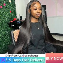 Parrucca anteriore in pizzo dritto 13x4 30 parrucche anteriori in pizzo da 40 pollici per capelli umani per le donne parrucche Glueless per capelli brasiliani 13x6 capelli umani