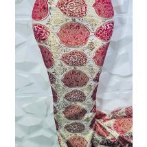 Afrikanischer vergoldeter spitzens toff hochwertiger brokat spitzens toff französischer nigeriani scher organza jacquard stoff für frauen kleider jk14