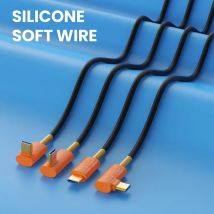 Typ-C-Stecker auf Stecker, weiches Silikonmaterial, USB4, kompatibel mit Thunderbolt 40G, schnelles Laden, 8K-Bildschirmprojektionskabel PD240w