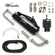 Sistema di sterzo idraulico per motore fuoribordo Winibo 150HP con pompa per timone Cilindro Tubo di controllo Accessori per motori per barche marine ZA0300