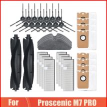 Per Proscenic M7 PRO/Kyvol Cybovac S31 /Uoni V980 PLUS/ Honiture Q6 Aspirapolvere Principale/Spazzola Laterale Filtro HEPA Sacchetto per la Polvere Parti