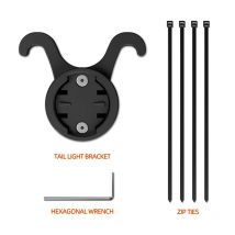 CYCLAMI Staffa per fanale posteriore per bici Supporto fisso per montaggio su sella per Garmin Varia RVR315 RTL Radar retrovisore compatibile con computer da bici