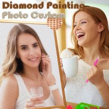 Foto benutzerdefinierte Diamantmalerei Fotoanpassung Ihrer eigenen Bildersets voll quadratisch/rund Diy 5D Strass Diamant Persona