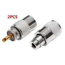 Spina maschio UHF SL16 PL259 Connettore PL-259 UHF maschio a saldare per RG58 RG142 LMR195 RG400 Cavo coassiale Adattatore RF Consegna veloce