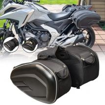 Neueste Motorrad wasserdichte Racing Race Moto Helm Reisetaschen Koffer Satteltaschen + ein Paar Regenmantel + Kunststoff
