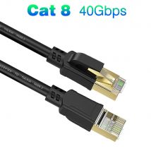 Cat8 RJ45 Ethernet-Kabel 40 Gbit/s 2000 MHz Lan-Netzwerk-Patchkabel 5 m CAT 8 10 m RJ 45 Internet-LAN-Kabel für Router-Modem-Switch