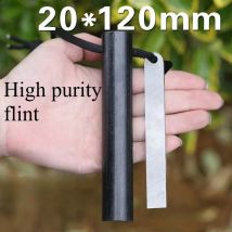 HSS scraper 20*120mm Extra-Thick Large Flint Outdoor Fire Starter Survival Emergency Fire Magnesium Emergency Equipment EDC Tool