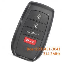 KEYECU 231451-3041 für Toyota Tacoma Tundra 2022 2023 2024 Smart Fernbedienungsschlüssel HYQ14FBX 314,3MHz
