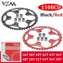 VXM 110/5 BCD 110BCD Bici da strada Corona stretta larga con 5 viti a disco 36T-58T Ruota di catena per bici, per pedivella per bicicletta Shimano sram