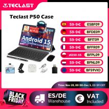 Custodia Teclast P50 Tablet Android 15 11" 90Hz Max 12Gb (4Gb+8Gb Espansione) Ram 128Gb Rom T606 8 Core Widevine L1 7000Mah Type-C"