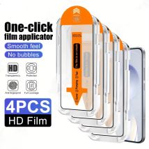 1-4 Pezzi Pellicola Protettiva Oleofobica Antipolvere Facile da Installare per iPhone 17 16 13 11 12 14 15 Pro Max Mini Plus 6S 7 8 XS XR