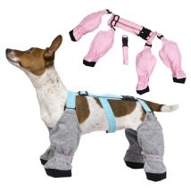 Hunde pfoten stiefel Leggings wasserdichte Hundes tiefel rutsch feste Hundes chuhe Haustier pfoten schutz kleine mittlere Hunde Schneeschuhe