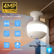 V380 Pro Telecamera di sicurezza Telecamera con faretto Wifi da 4 MP Visione notturna a colori Rilevazione umana Telecamera IP Video sorveglianza