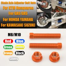 M8 M10 CNC Rear Axle Blocks Chain Adjuster Bolt For KTM Husqvarna GAS GAS For HONDA YAMAHA KAWASAKI SUZUKI