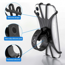 Uchwyt na telefon rowerowy Uchwyt na telefon komórkowy do motocykla Suporte Celular do iPhone'a Samsung Xiaomi Uchwyt na telefon komórkowy Fiets