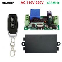 AC110V 220V 433MHz Remote Control Switch 10A 1CH Relay Module Receiver Transmitters ON OFF Remote Control For Led Lights Bulb ﻿