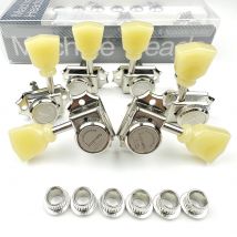1 Set Kaynes 3R3L Vintage Deluxe Electric Guitar Machine Heads Tuners Nickel Tuning Pegs For LP SG Guitar