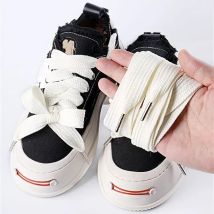 2 cm Breite, klassische Schnürsenkel, lässige Teenis-Schnürsenkel, flache Schnürsenkel für Sneakers, Länge 130 cm, PVC/Metallkopf-Schuhzubehör
