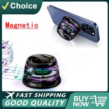 Portable Bluetooth Speaker G200 RGB Lighting Magnetic Speaker BT5.3 Mini Sound Box 7 Hours Playback Phone Holder