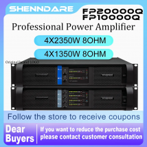 Original Brand LOGO FP10000Q/FP14000Q Professioneller digitaler Leistungsverstärker 4x1350W 8OHM Hochleistungs-Subwoofer-Verstärker Line-Array-Lautsprecherverstärker 4x2100W 4OHM Verstärker