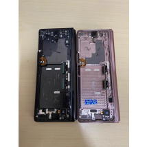 Mittleres Rahmengehäuse mit Scharnier, drehbare Welle, Flexkabelbaugruppe, kleine Kratzer für Samsung Fold 2, F916B, F916N, F916U, F916