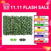 Outsunny Siepe artificiale in rotolo 3X1M Schermo per recinzione privacy Recinzione da giardino per esterni Pianta da parete decorativa Pe